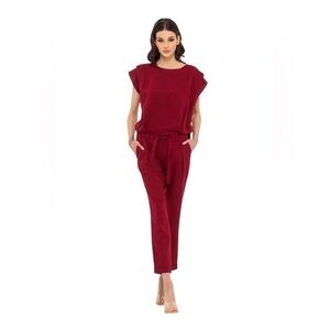 BGL Elegant Red Jumpsuit size small